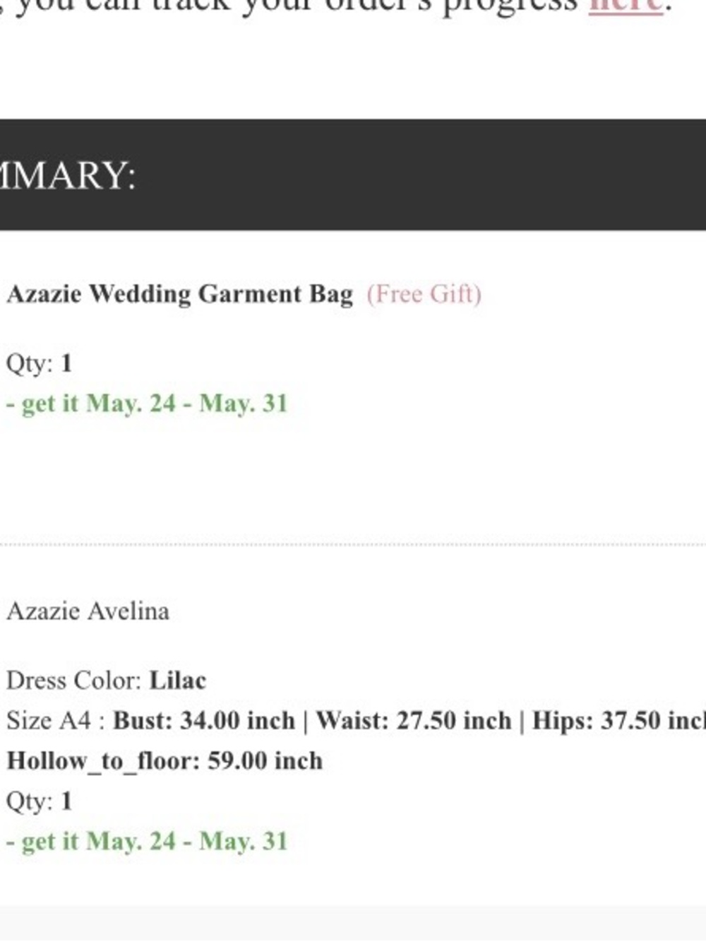 Azazie Dress - Picture 10 of 10